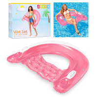 Плот кресло с ручками 152*99 РОЗОВЫЙ 58859