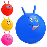 Мяч с рожками Забавная рожица 65см 00-2391 Мяч с рожками Забавная рожица 65см 00-2391