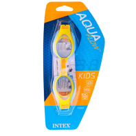 Очки для плавания Юниор ЖЕЛТЫЕ С ГОЛУБЫМ 55611 Очки для плавания Юниор ЖЕЛТЫЕ С ГОЛУБЫМ 55611