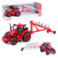 Трактор BELARUS с плугом 91338 Трактор BELARUS с плугом 91338