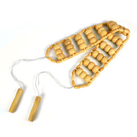 Массажер для спины 12 роликов деревянных Массажер для спины 12 роликов деревянных