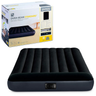 Матрас надувной флокированный (встроенный насос) 137*191*25см 64148 Матрас надувной флокированный (встроенный насос) 137*191*25см 64148
