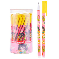 Centrum Ручка гелевая Аниме Девочка с бантами со стир. чернилами синяя (48шт/уп) 70539