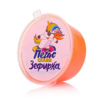 Слайм Прихлоп Зефирка оранжевый/желтый 50гр 01294 Слайм Прихлоп Зефирка оранжевый/желтый 50гр 01294