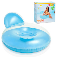 Матрас-кресло Комфорт 137*122см ГОЛУБОЕ 