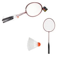 Бадминтон 1toy 2 ракетки, 1 волан, сетка Т23061 Бадминтон 1toy 2 ракетки, 1 волан, сетка Т23061
