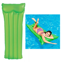 Матрас для плавания прозрачный 183*76 см ЗЕЛЕНЫЙ 59717