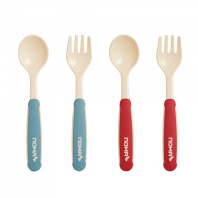 Набор ложка+вилка безопасные 5515 