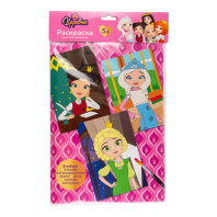 Рац-003 Скетчинг акварелью Царевны Даша, Аленка и Василиса