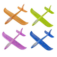 Самолет-глайдер светящийся47*48см Т17510 Самолет-глайдер светящийся47*48см Т17510