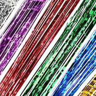 Дождик цветной 200 см S1982