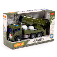 Автомобиль инерционный Сити с зенитно-ракетной установкой 95329 Автомобиль инерционный Сити с зенитно-ракетной установкой 95329