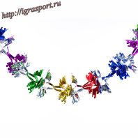 Гирлянда-растяжка ромашка 2,5м уп/10шт E50889