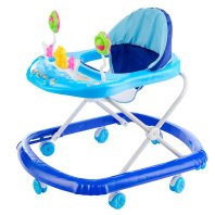 Ходунки Бабочка с цветочками сине-голубые 902-B-2 Ходунки Бабочка с цветочками сине-голубые 902-B-2