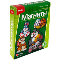 МР-003 Магниты из гипса Зайчики